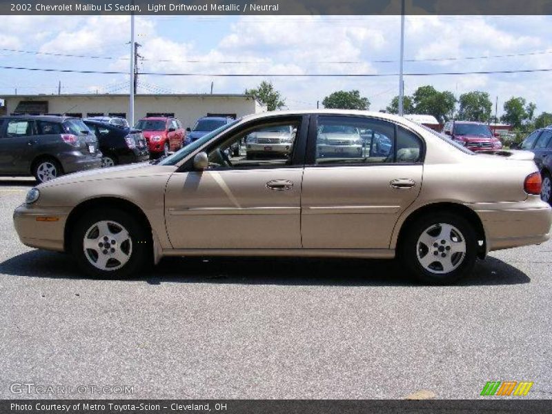 Light Driftwood Metallic / Neutral 2002 Chevrolet Malibu LS Sedan