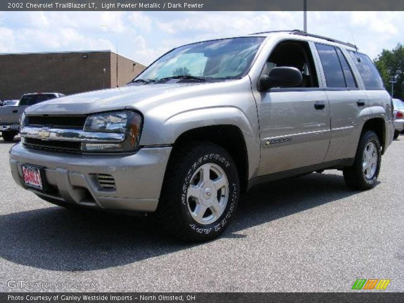 Light Pewter Metallic / Dark Pewter 2002 Chevrolet TrailBlazer LT