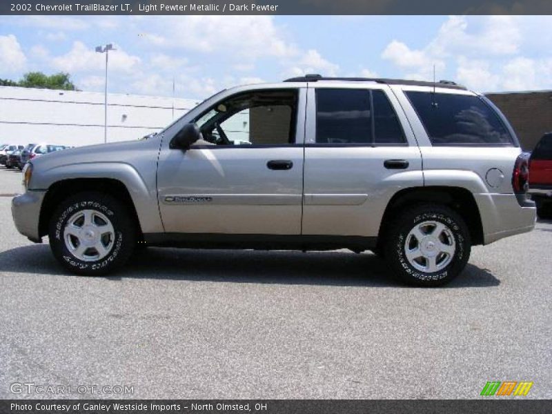 Light Pewter Metallic / Dark Pewter 2002 Chevrolet TrailBlazer LT