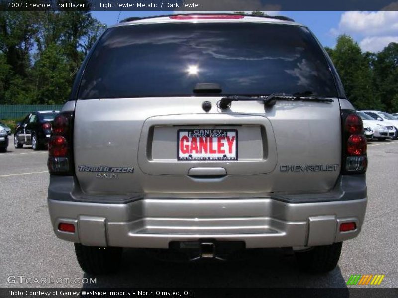 Light Pewter Metallic / Dark Pewter 2002 Chevrolet TrailBlazer LT