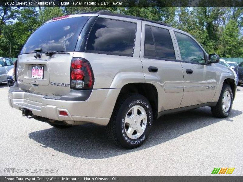 Light Pewter Metallic / Dark Pewter 2002 Chevrolet TrailBlazer LT