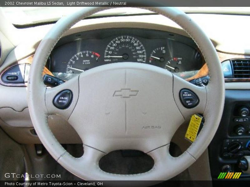 Light Driftwood Metallic / Neutral 2002 Chevrolet Malibu LS Sedan