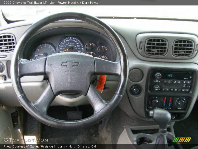 Light Pewter Metallic / Dark Pewter 2002 Chevrolet TrailBlazer LT