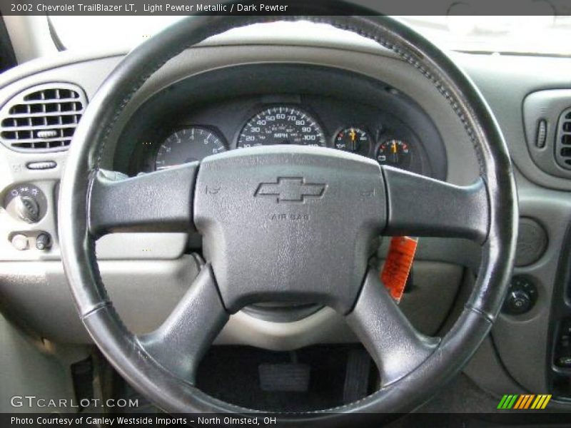 Light Pewter Metallic / Dark Pewter 2002 Chevrolet TrailBlazer LT
