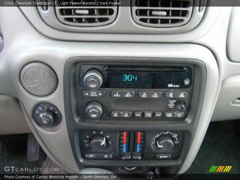Light Pewter Metallic / Dark Pewter 2002 Chevrolet TrailBlazer LT