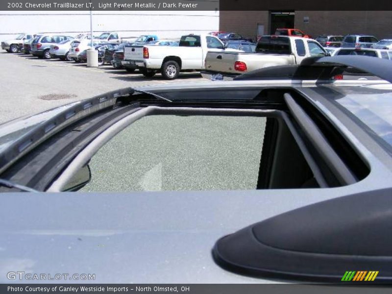 Light Pewter Metallic / Dark Pewter 2002 Chevrolet TrailBlazer LT
