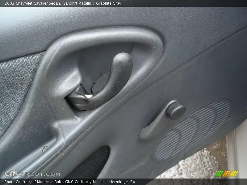 Sandrift Metallic / Graphite Gray 2003 Chevrolet Cavalier Sedan