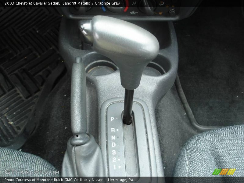 Sandrift Metallic / Graphite Gray 2003 Chevrolet Cavalier Sedan