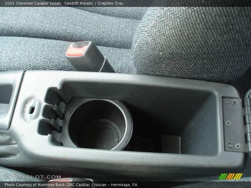 Sandrift Metallic / Graphite Gray 2003 Chevrolet Cavalier Sedan