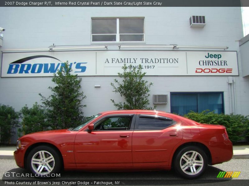 Inferno Red Crystal Pearl / Dark Slate Gray/Light Slate Gray 2007 Dodge Charger R/T