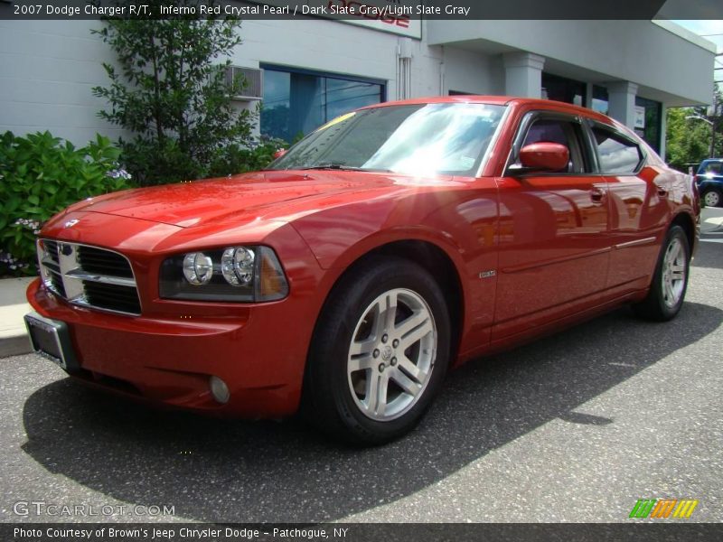 Inferno Red Crystal Pearl / Dark Slate Gray/Light Slate Gray 2007 Dodge Charger R/T