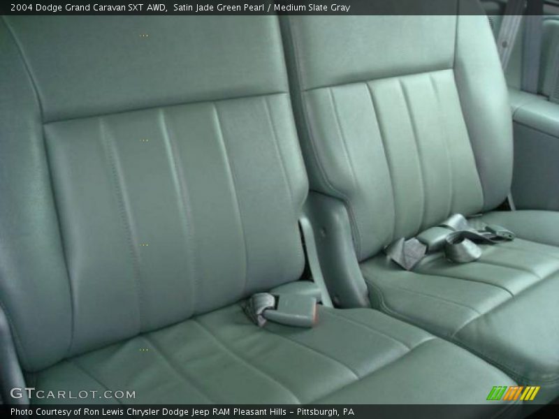 Satin Jade Green Pearl / Medium Slate Gray 2004 Dodge Grand Caravan SXT AWD