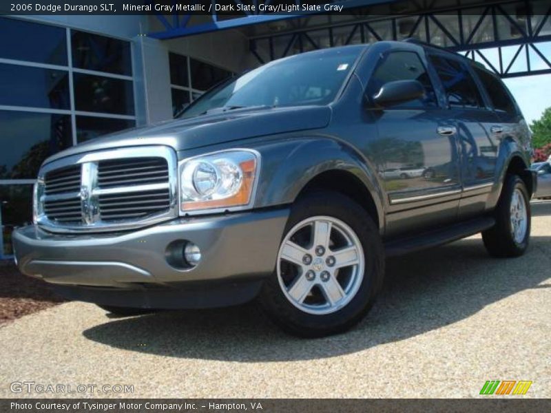 Mineral Gray Metallic / Dark Slate Gray/Light Slate Gray 2006 Dodge Durango SLT