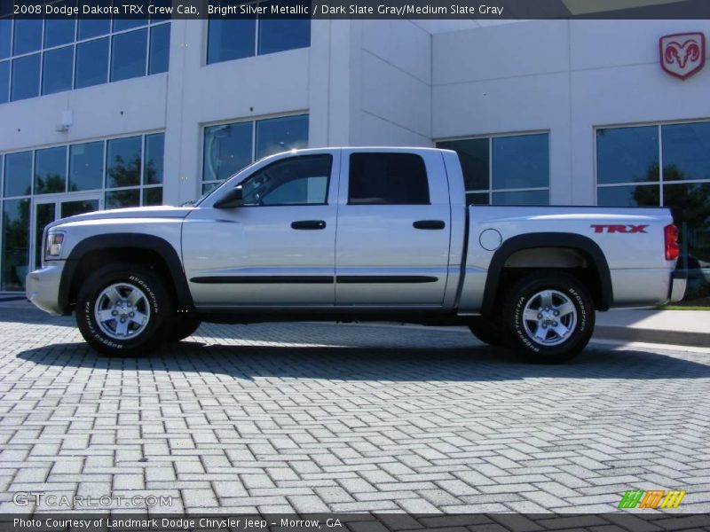 Bright Silver Metallic / Dark Slate Gray/Medium Slate Gray 2008 Dodge Dakota TRX Crew Cab