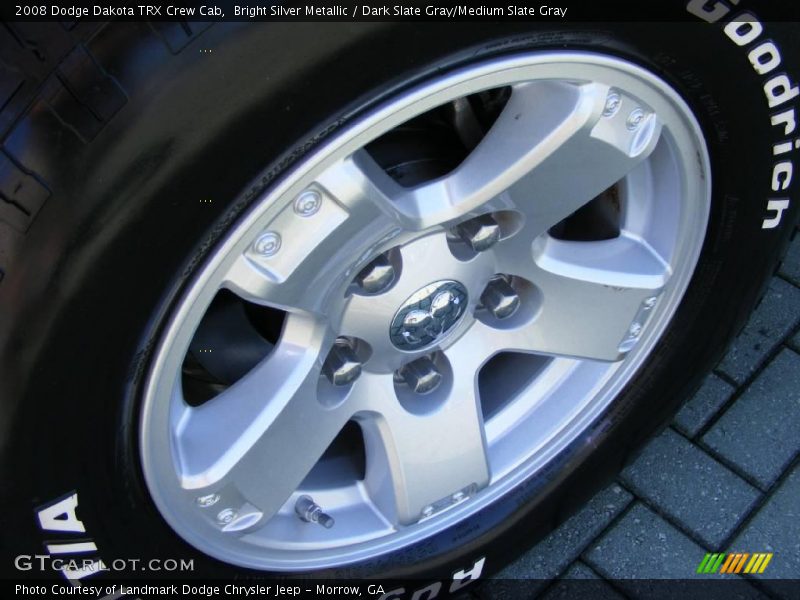 Bright Silver Metallic / Dark Slate Gray/Medium Slate Gray 2008 Dodge Dakota TRX Crew Cab