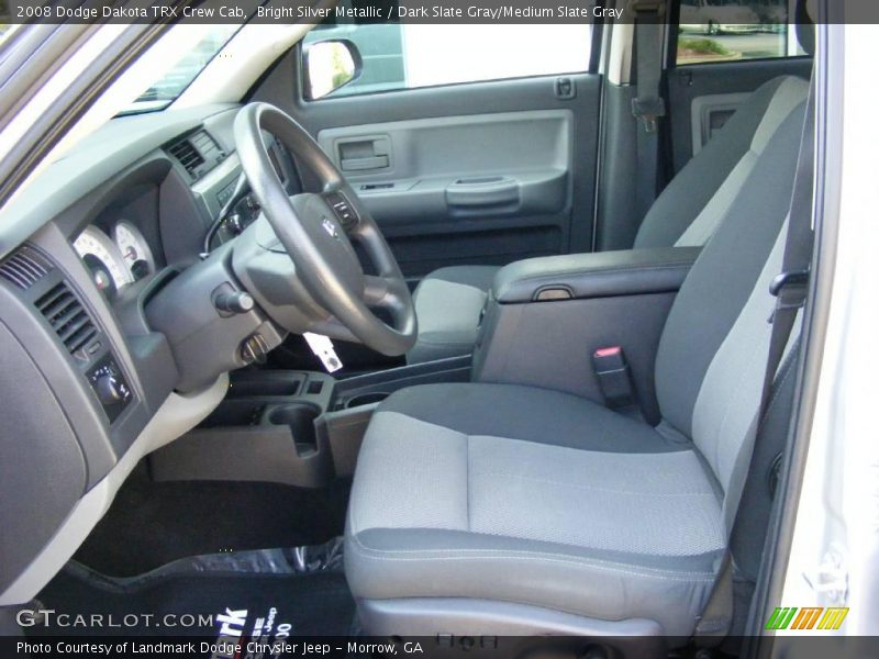 Bright Silver Metallic / Dark Slate Gray/Medium Slate Gray 2008 Dodge Dakota TRX Crew Cab