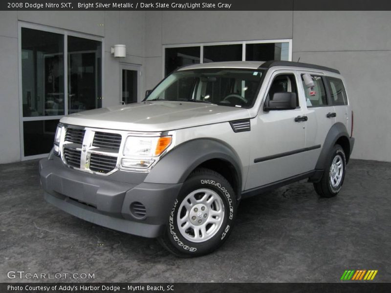 Bright Silver Metallic / Dark Slate Gray/Light Slate Gray 2008 Dodge Nitro SXT