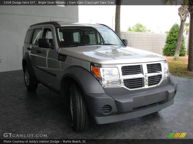 Bright Silver Metallic / Dark Slate Gray/Light Slate Gray 2008 Dodge Nitro SXT