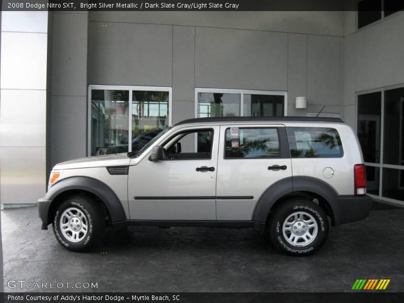 Bright Silver Metallic / Dark Slate Gray/Light Slate Gray 2008 Dodge Nitro SXT
