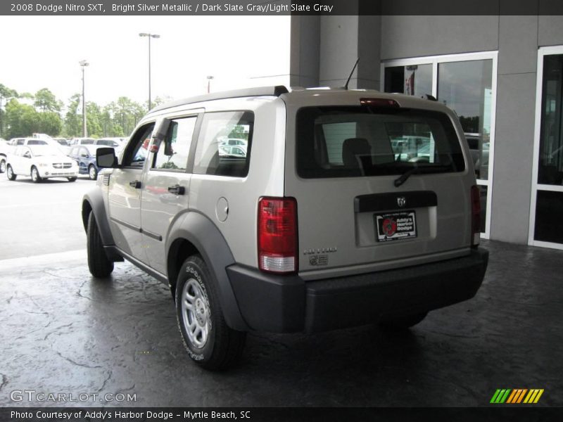 Bright Silver Metallic / Dark Slate Gray/Light Slate Gray 2008 Dodge Nitro SXT