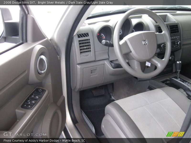 Bright Silver Metallic / Dark Slate Gray/Light Slate Gray 2008 Dodge Nitro SXT