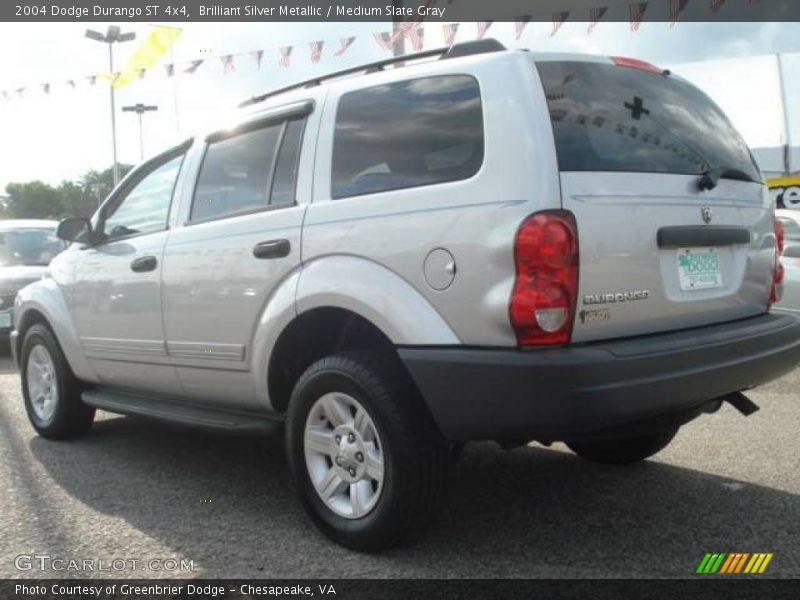 Brilliant Silver Metallic / Medium Slate Gray 2004 Dodge Durango ST 4x4