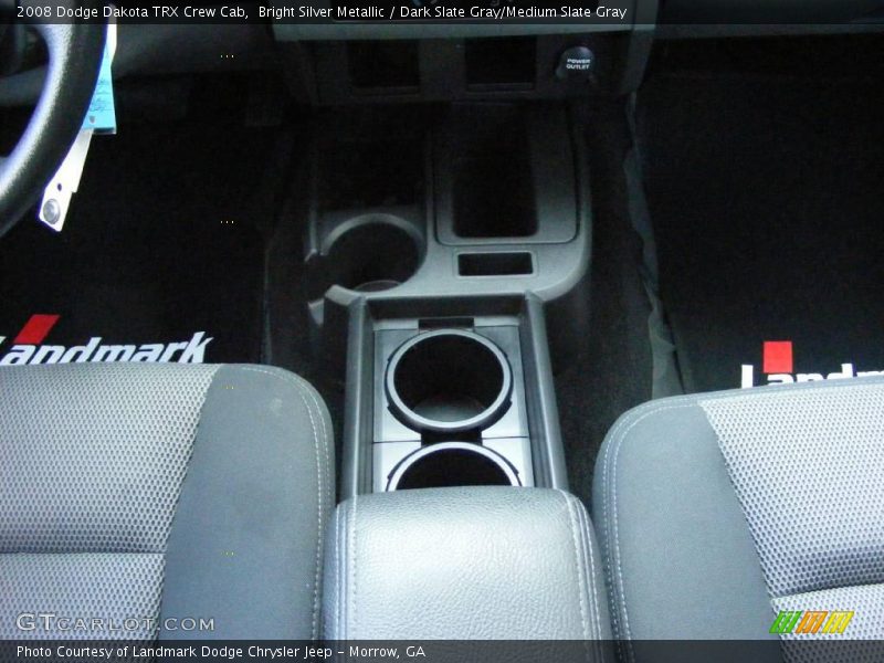 Bright Silver Metallic / Dark Slate Gray/Medium Slate Gray 2008 Dodge Dakota TRX Crew Cab