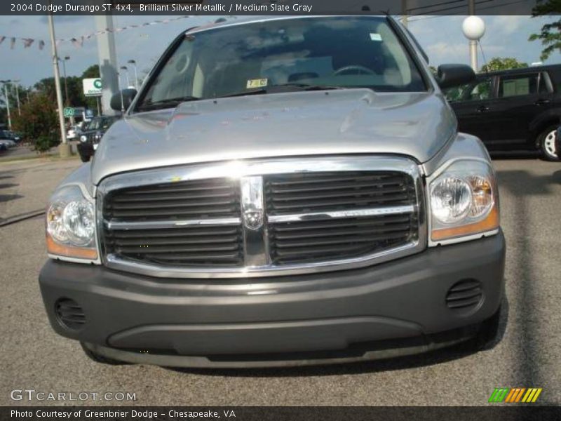 Brilliant Silver Metallic / Medium Slate Gray 2004 Dodge Durango ST 4x4