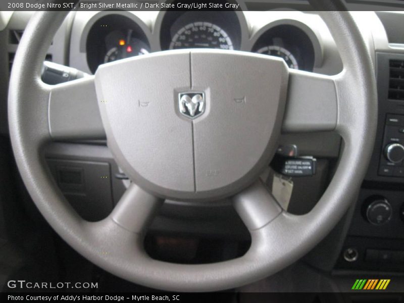 Bright Silver Metallic / Dark Slate Gray/Light Slate Gray 2008 Dodge Nitro SXT