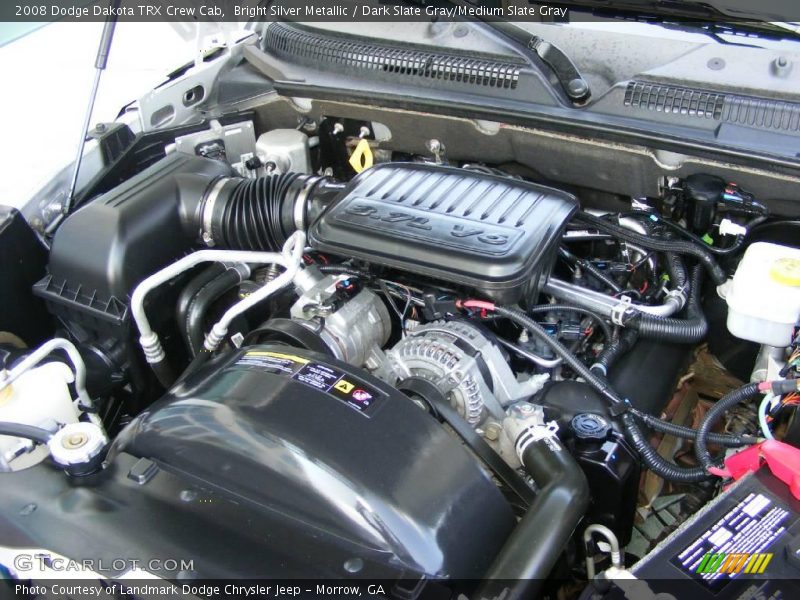 Bright Silver Metallic / Dark Slate Gray/Medium Slate Gray 2008 Dodge Dakota TRX Crew Cab