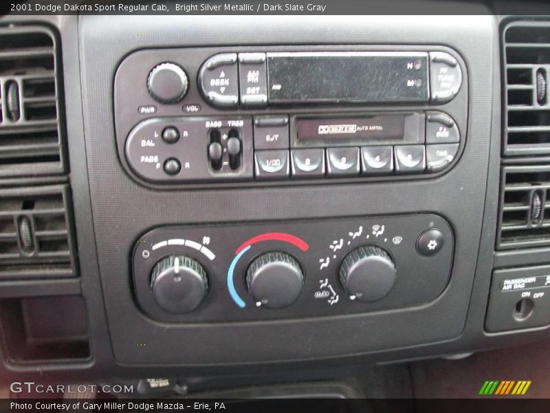 Bright Silver Metallic / Dark Slate Gray 2001 Dodge Dakota Sport Regular Cab