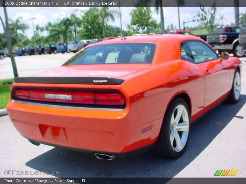 HEMI Orange / Dark Slate Gray 2009 Dodge Challenger SRT8