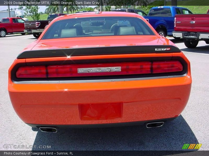 HEMI Orange / Dark Slate Gray 2009 Dodge Challenger SRT8