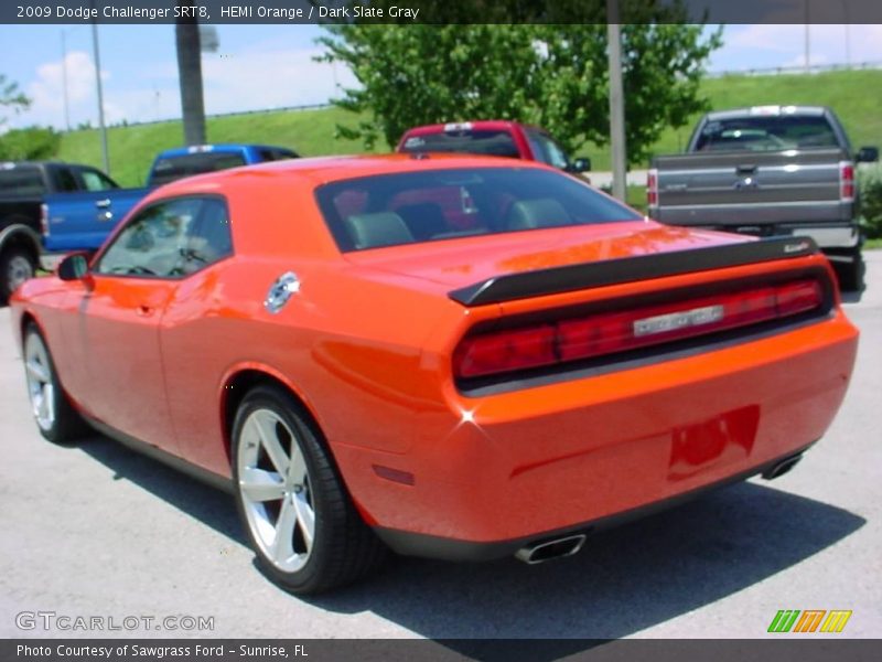 HEMI Orange / Dark Slate Gray 2009 Dodge Challenger SRT8
