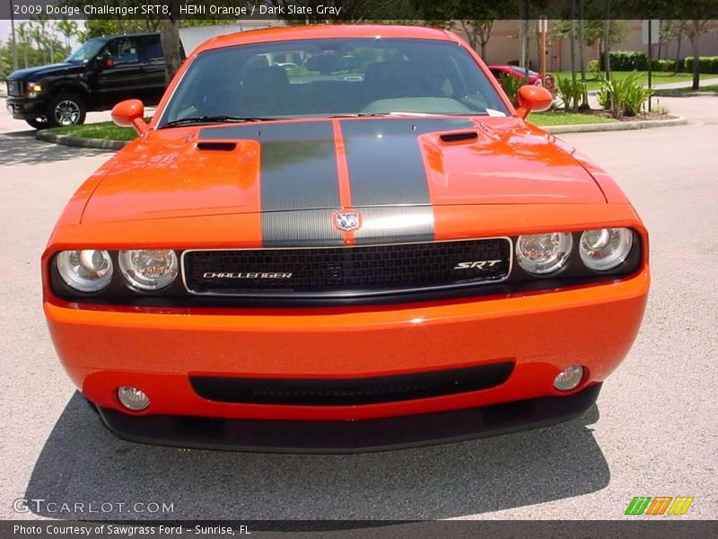 HEMI Orange / Dark Slate Gray 2009 Dodge Challenger SRT8