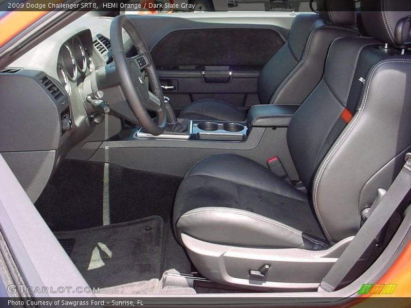 HEMI Orange / Dark Slate Gray 2009 Dodge Challenger SRT8