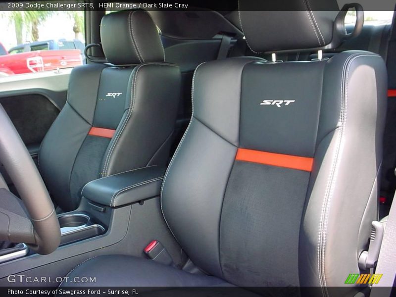HEMI Orange / Dark Slate Gray 2009 Dodge Challenger SRT8