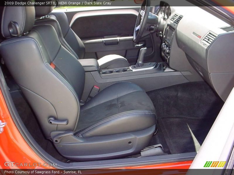 HEMI Orange / Dark Slate Gray 2009 Dodge Challenger SRT8