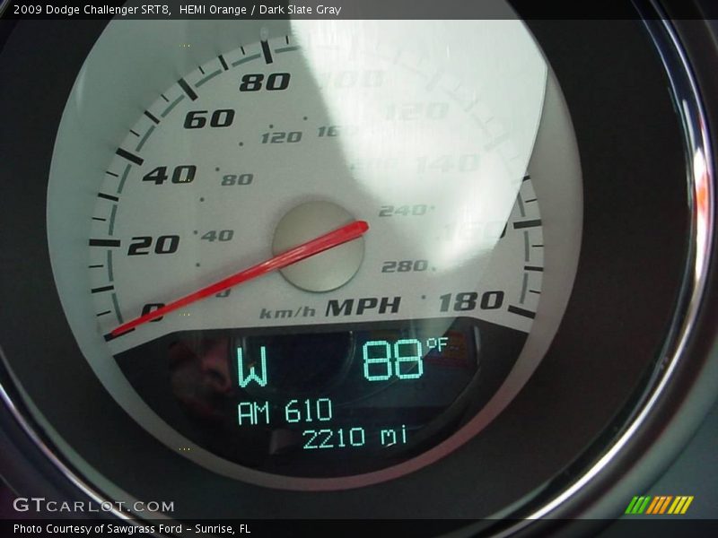 HEMI Orange / Dark Slate Gray 2009 Dodge Challenger SRT8