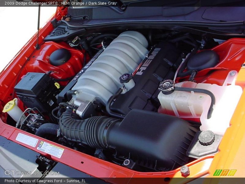 HEMI Orange / Dark Slate Gray 2009 Dodge Challenger SRT8