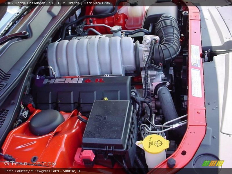 HEMI Orange / Dark Slate Gray 2009 Dodge Challenger SRT8