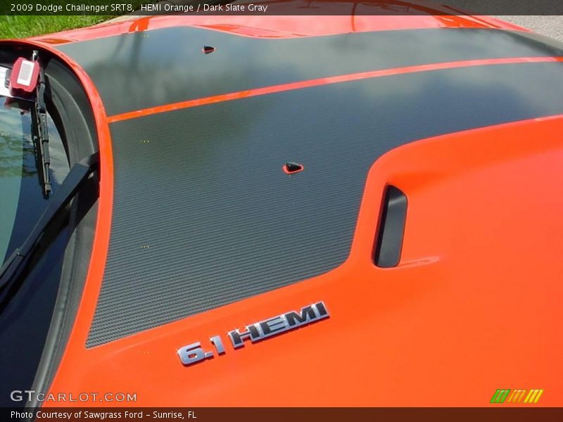 HEMI Orange / Dark Slate Gray 2009 Dodge Challenger SRT8