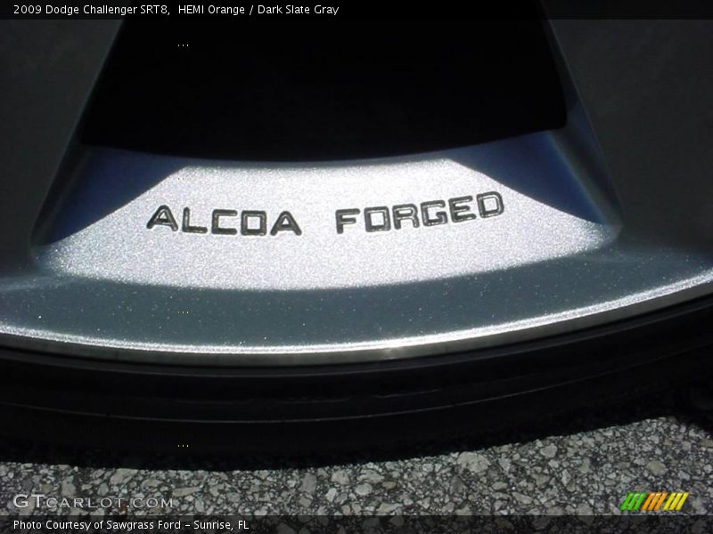 HEMI Orange / Dark Slate Gray 2009 Dodge Challenger SRT8