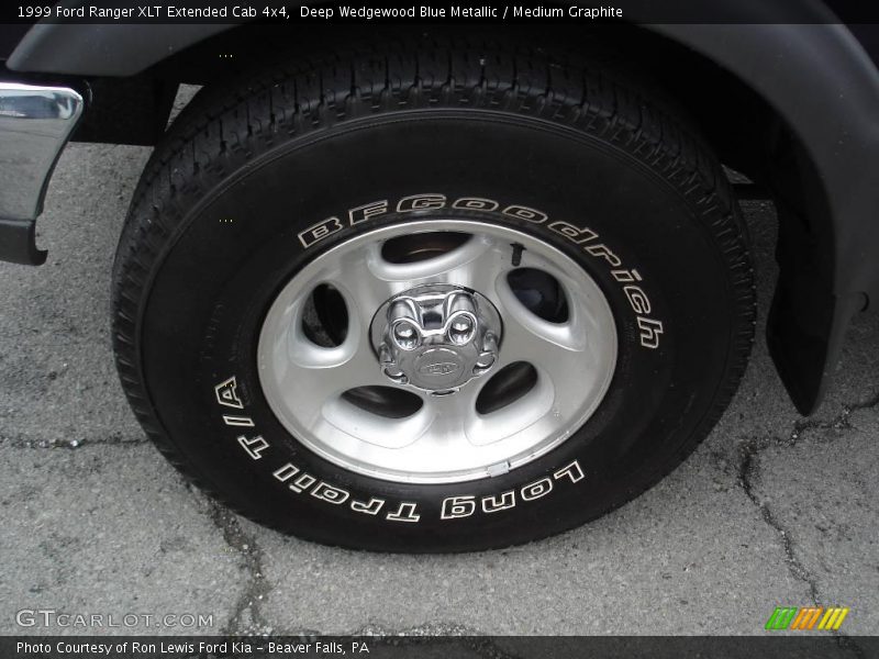 Deep Wedgewood Blue Metallic / Medium Graphite 1999 Ford Ranger XLT Extended Cab 4x4
