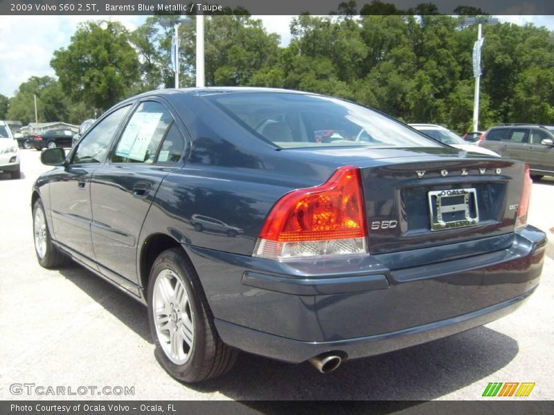 Barents Blue Metallic / Taupe 2009 Volvo S60 2.5T