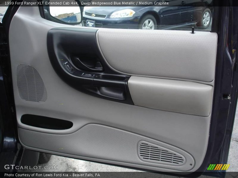 Deep Wedgewood Blue Metallic / Medium Graphite 1999 Ford Ranger XLT Extended Cab 4x4