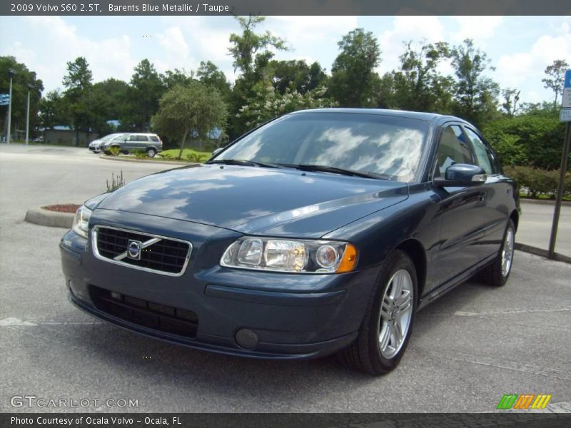 Barents Blue Metallic / Taupe 2009 Volvo S60 2.5T