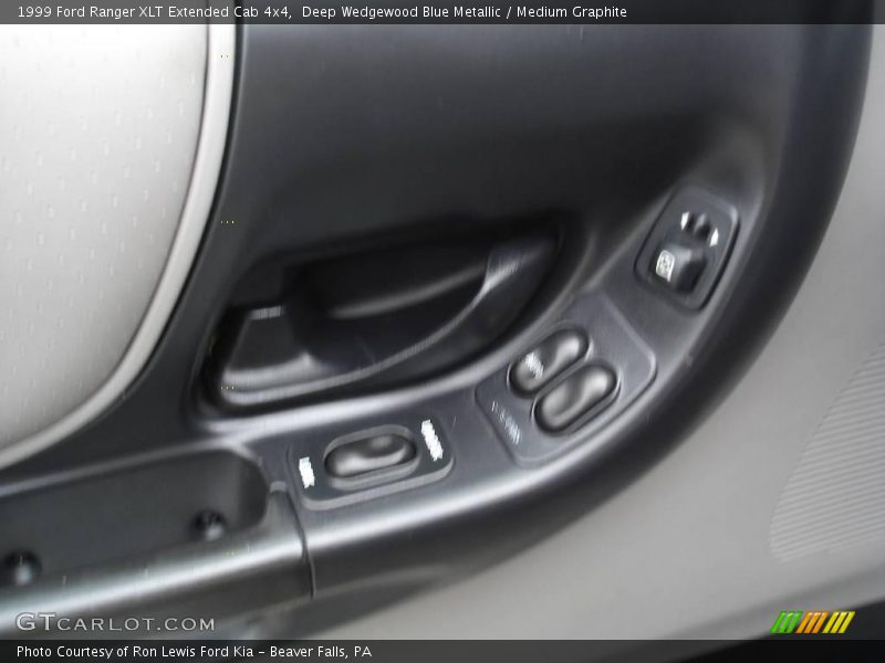 Deep Wedgewood Blue Metallic / Medium Graphite 1999 Ford Ranger XLT Extended Cab 4x4