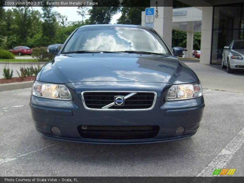 Barents Blue Metallic / Taupe 2009 Volvo S60 2.5T