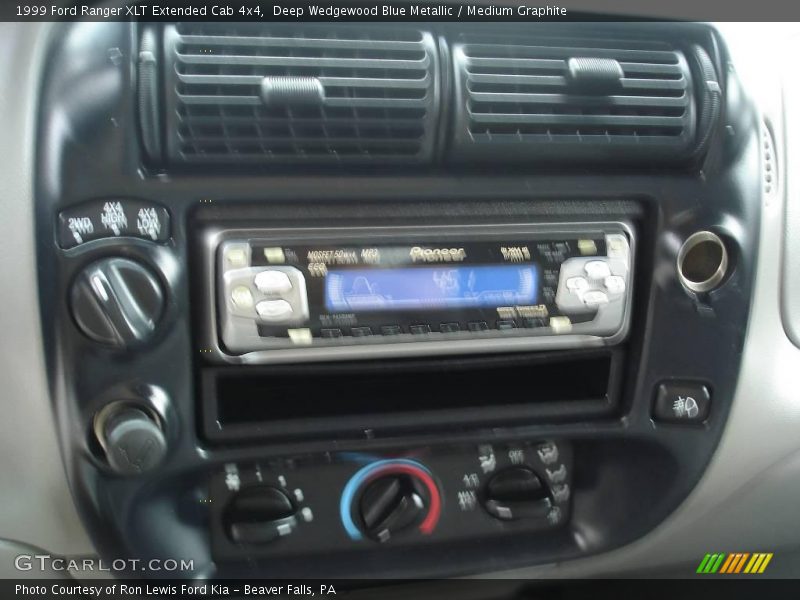 Deep Wedgewood Blue Metallic / Medium Graphite 1999 Ford Ranger XLT Extended Cab 4x4